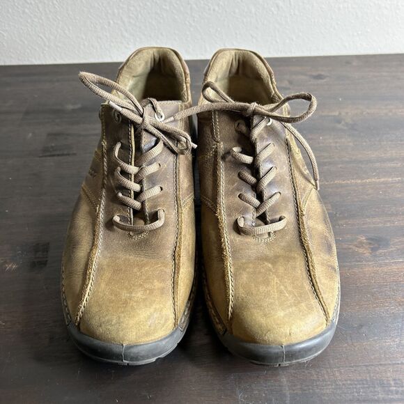 Ecco Light Shock Point Oxfords Lace Shoes Brown Leather Casual Men’s 46 US 12 M - Picture 15 of 15